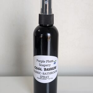 Cool Breeze Purple Plum Soapery Fabric Bathroom Spray-4.5 oz.